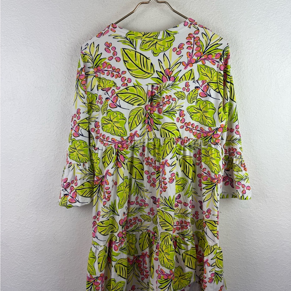 Perfect like new MARY SQUARE laguna dress in vine time lime large - Picture 13 of 15